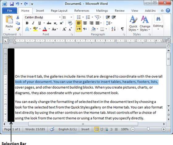 cannot select text in microsoft word for mac 2016